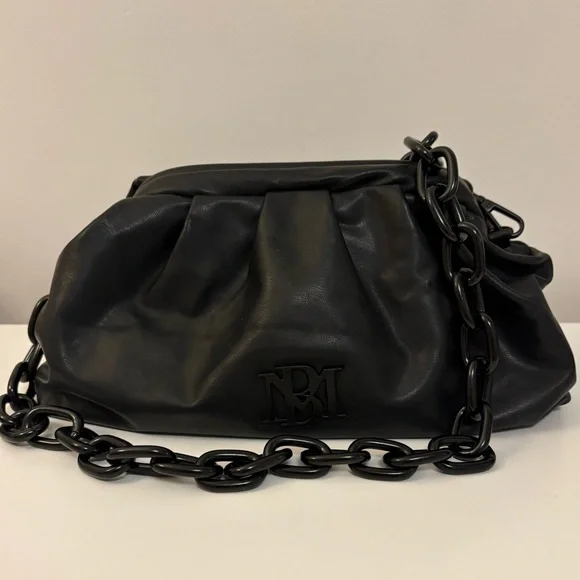 Badgley Mischka Black Chain Clutch (New with Tags Cut Off) - Picture 1 of 10